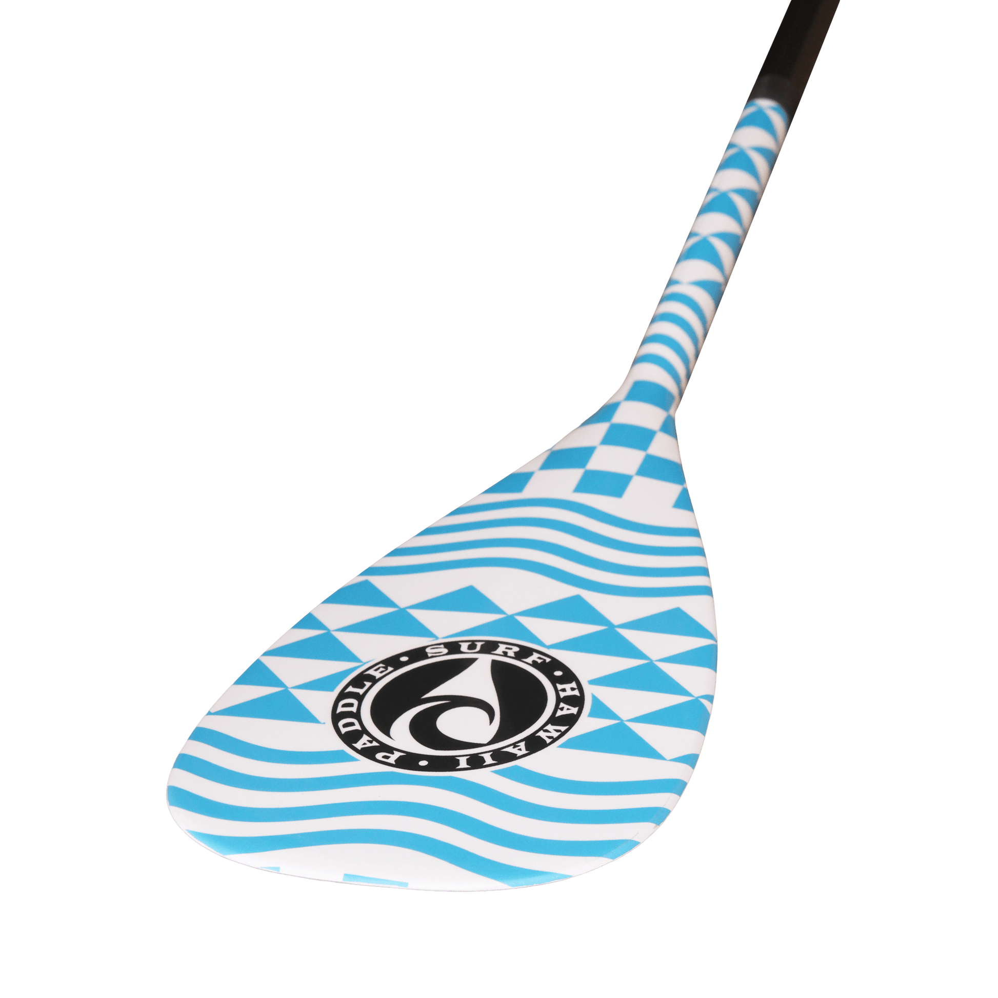 2024/2025 Adjustable Paddle Blue Hawaii Design - Carbon & Fiberglass - Paddle Surf Hawaii